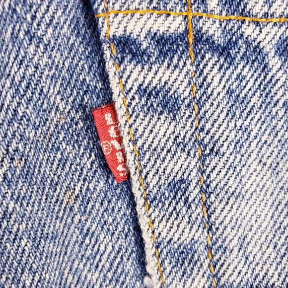 Levi Strauss 505 Deniem Jeans W36 x L32 Vint. Fade - Picture 3 of 8